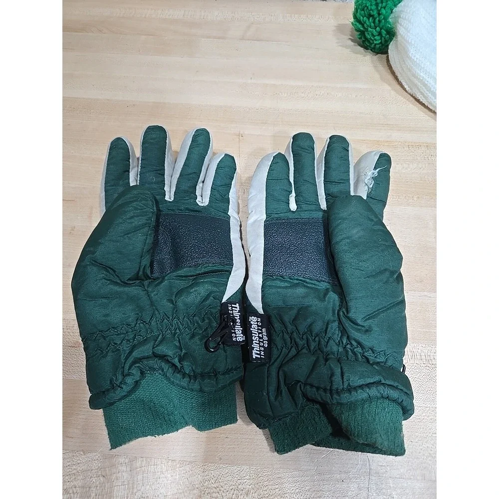 Michigan‎ State Spartans Knit Pom Cap Beanie Thinsulate Gloves